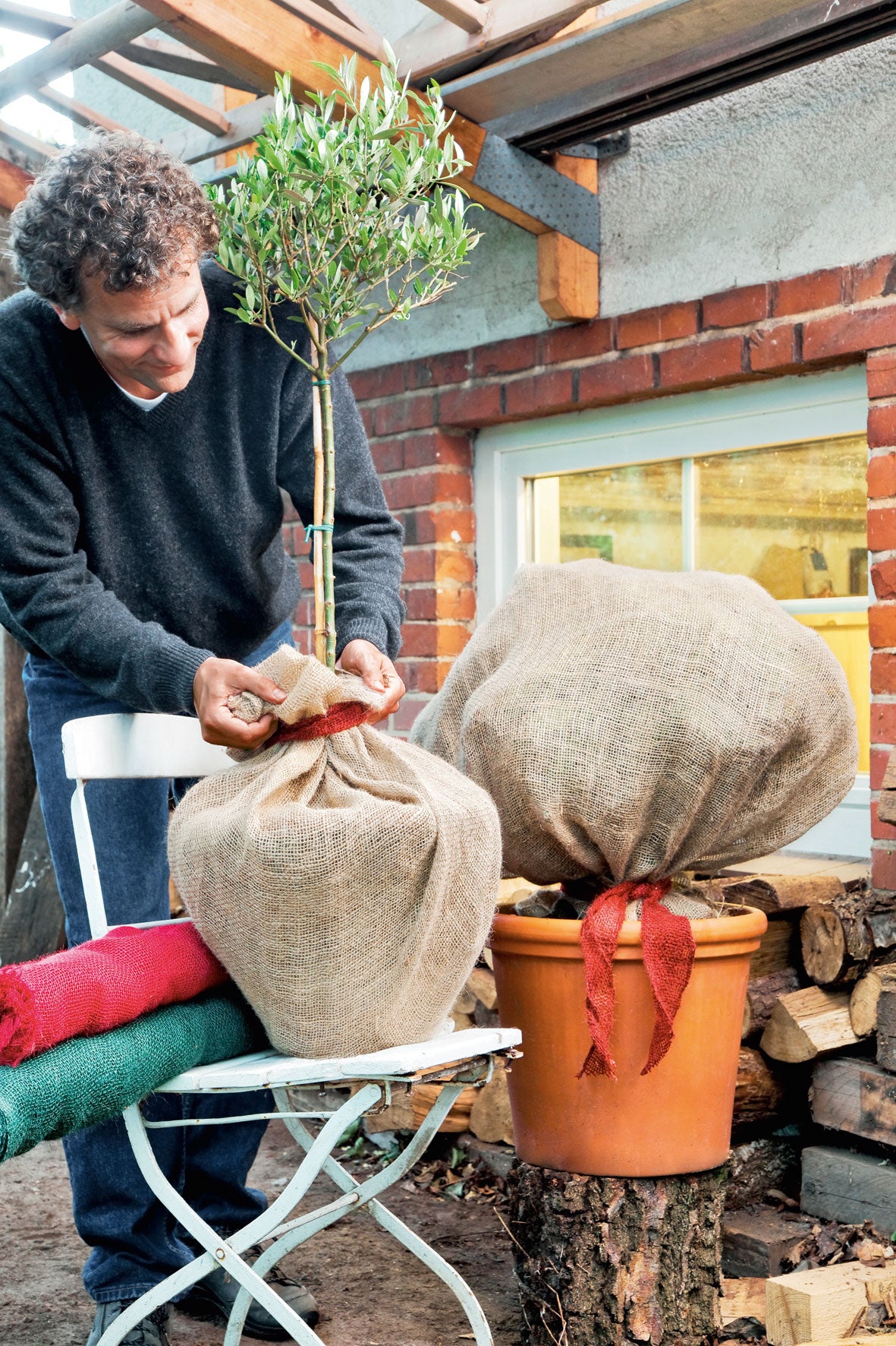 Pflanzenschutzsack Jute
